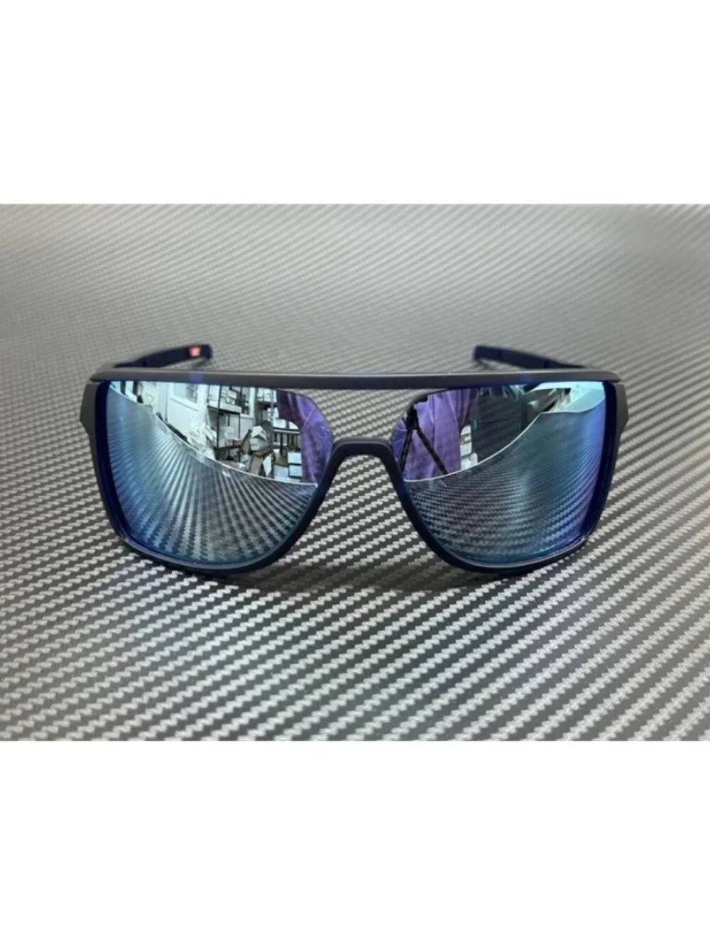 New Oakley Men Matte Blue Sunglasses 63-12-133